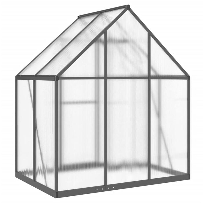 Greenhouse With Base Frame Anthracite 169X114X195 Cm Aluminium Abbpnxa