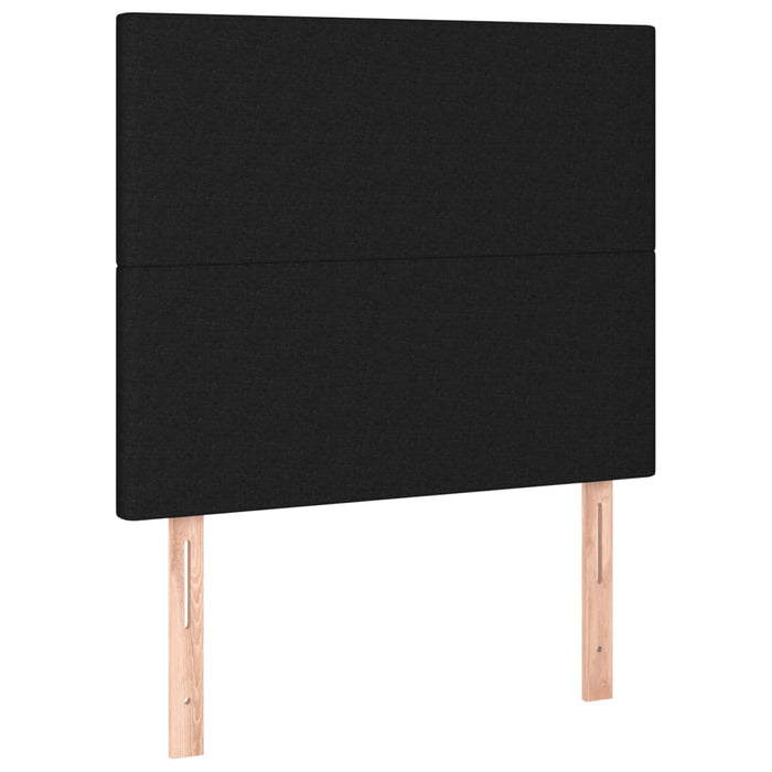 King Single Size Bed Frame Without Mattress Black 107X203 Cm Fabric Txntobx