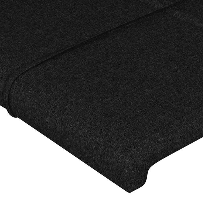 King Single Size Bed Frame Without Mattress Black 107X203 Cm Fabric Txntobl
