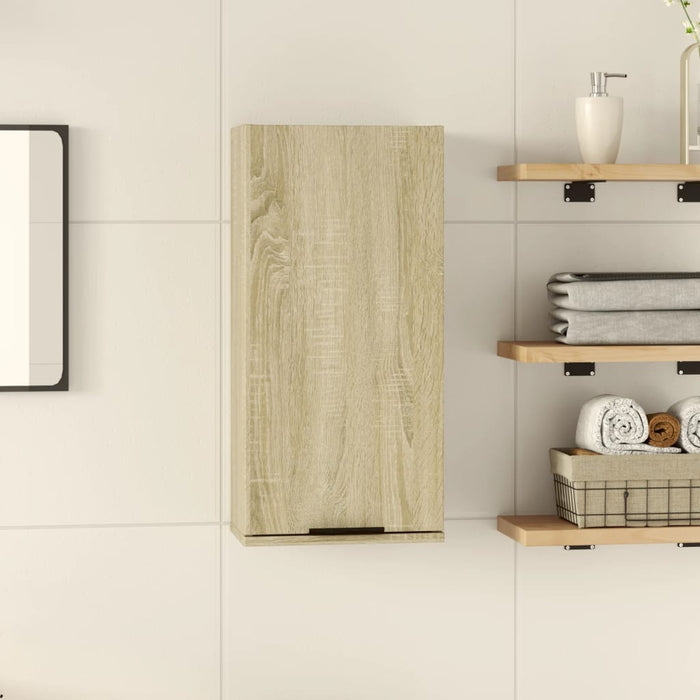 Wall-Mounted Bathroom Cabinet Sonoma Oak 32X20X67 Cm Naklpa