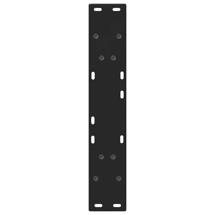 Coffee Table Legs V-Shape 2 Pcs Black 60X (72-73) Cm Steel Aboxpla