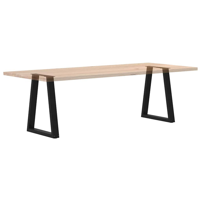 Coffee Table Legs V-Shape 2 Pcs Black 60X (72-73) Cm Steel Aboxpla