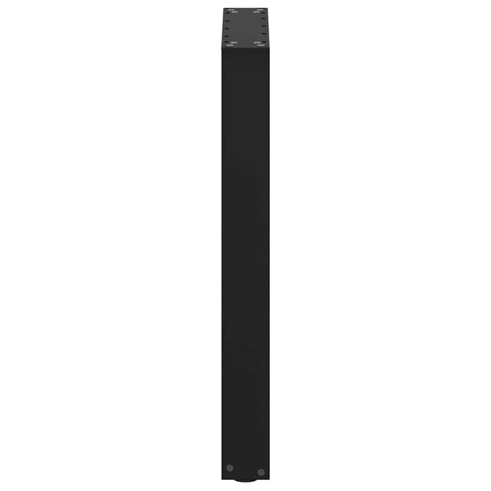 Coffee Table Legs U-Shaped 2 Pcs Black 50X(72-73) Cm Steel Abotoil