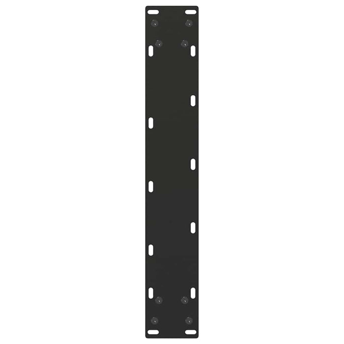 Coffee Table Legs U-Shaped 2 Pcs Black 50X(72-73) Cm Steel Abotoil