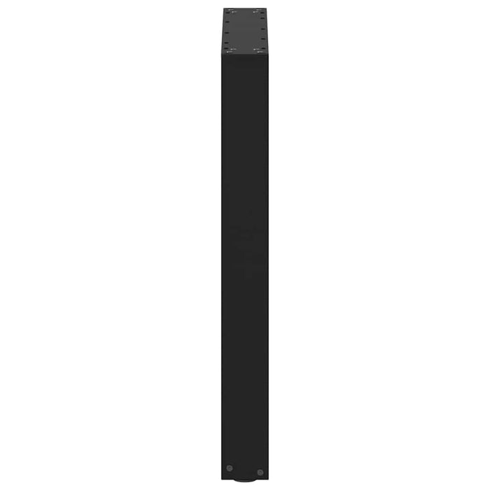 Coffee Table Legs U-Shaped 2 Pcs Black 60X(72-73) Cm Steel Abotonb