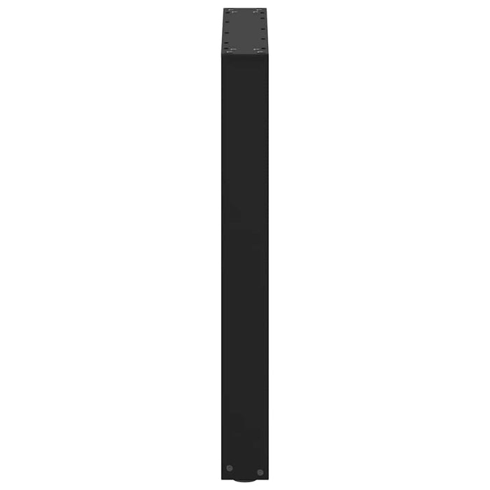 Coffee Table Legs U-Shaped 2 Pcs Black 70X(72-73) Cm Steel Abotona