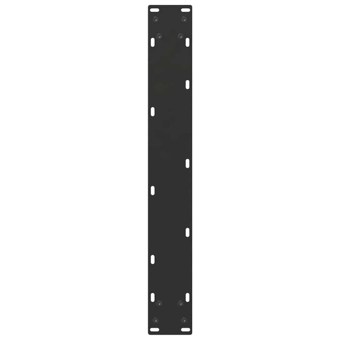 Coffee Table Legs U-Shaped 2 Pcs Black 70X(72-73) Cm Steel Abotona
