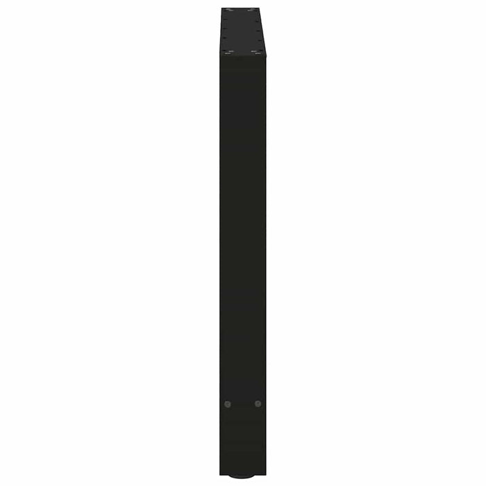 Coffee Table Legs Black 2 Pcs 70X(72-73) Cm Steel Abottbn