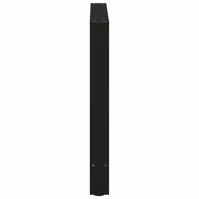 Coffee Table Legs Black 2 Pcs 80X(72-73) Cm Steel Abottox