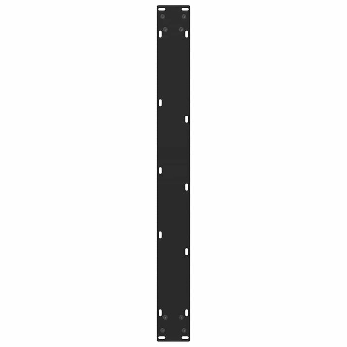 Coffee Table Legs Black 2 Pcs 80X(72-73) Cm Steel Abottox