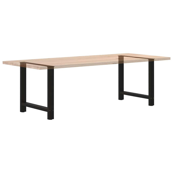 Coffee Table Legs Black 2 Pcs 80X(72-73) Cm Steel Abottox
