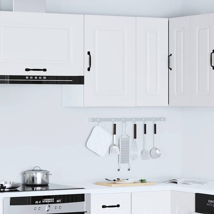 Kitchen Wall Cabinet Kalmar White Engineered Wood Nptpai