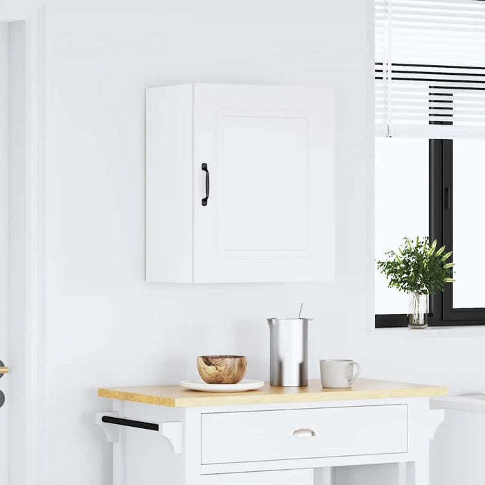 Kitchen Wall Cabinet Kalmar White Engineered Wood Nptppi