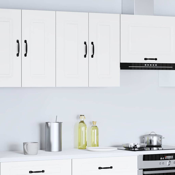 Kitchen Wall Cabinet Kalmar White Engineered Wood Nptpii