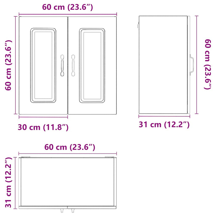 Kitchen Wall Cabinet Kalmar White Engineered Wood Nptpii