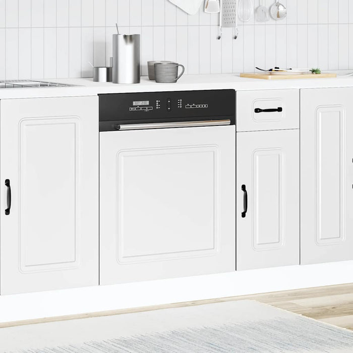 Dishwasher Panel Kalmar White 60X1.5X67 Cm Engineered Wood Nptlpi