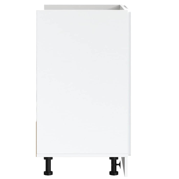 Sink Base Cabinet  Porto White 80X46X81.5 Cm Engineered Wood Nptkxi