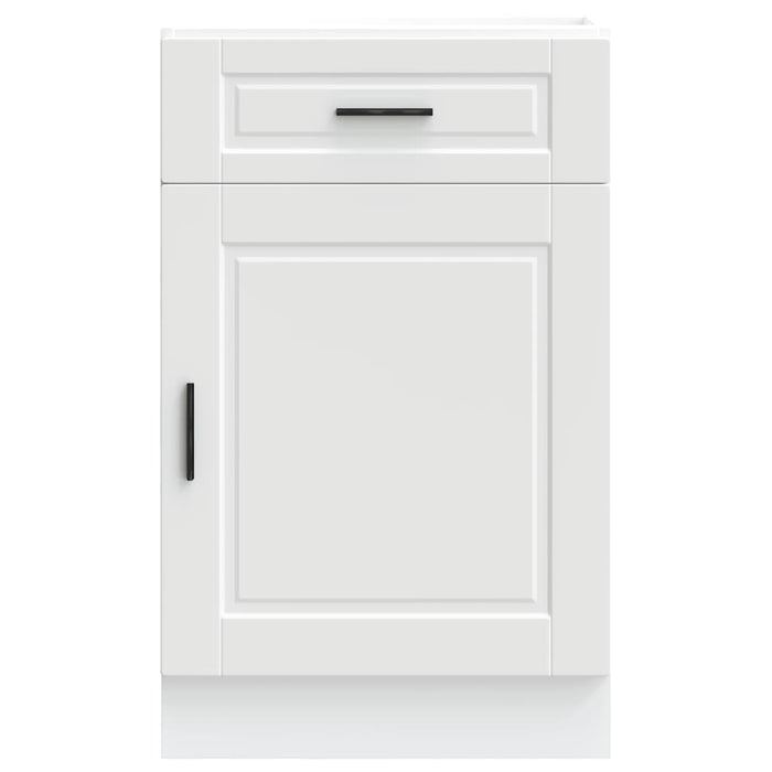 Kitchen Base Cabinet Porto White Engineered Wood Nptkpi