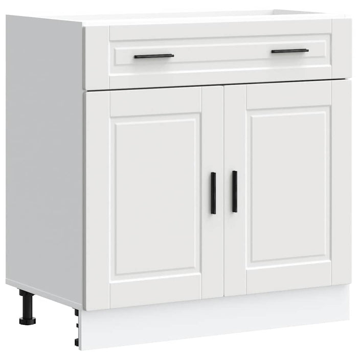 Kitchen Base Cabinet Porto White Engineered Wood Nptkii