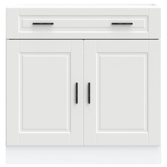 Kitchen Base Cabinet Porto White Engineered Wood Nptkii