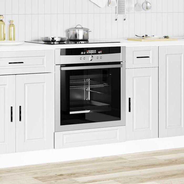 Oven Cabinet Porto White Engineered Wood Nptkki