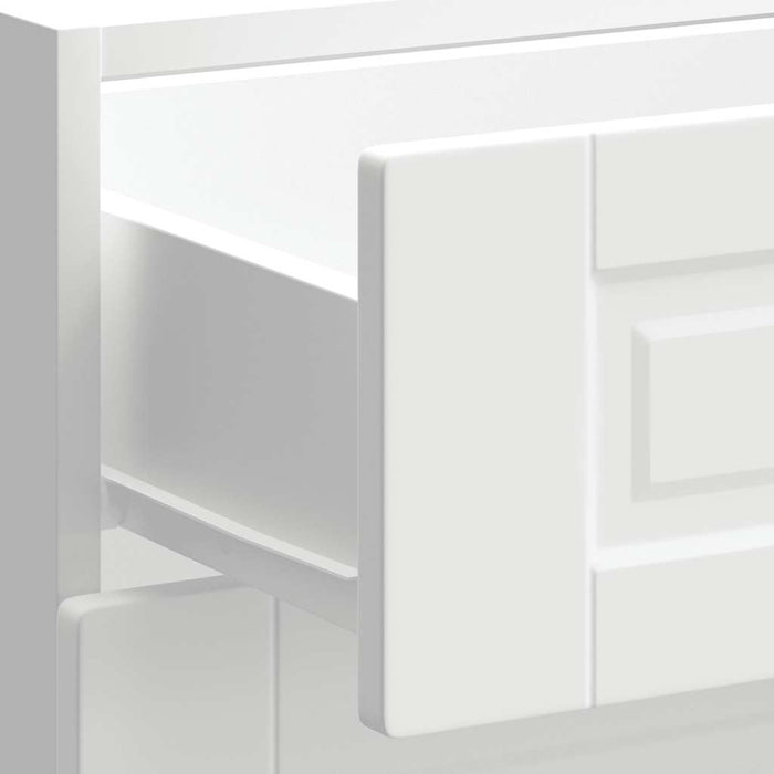 Kitchen Base Cabinet Porto White Engineered Wood Npaxpk