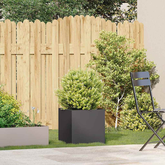 Planter Black 40X40X40 Cm Cold-Rolled Steel Nlbllo