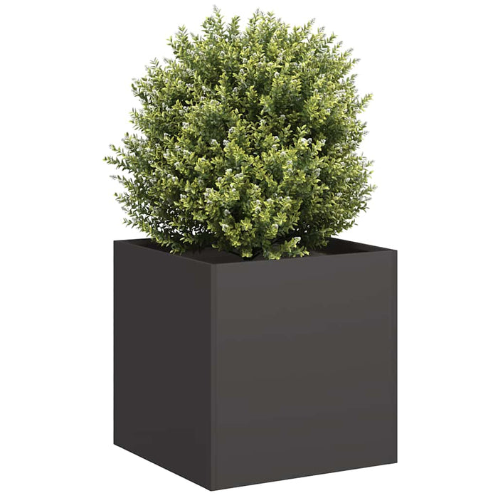 Planter Black 40X40X40 Cm Cold-Rolled Steel Nlbllo