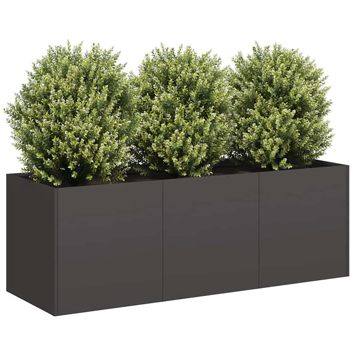 Planter Black 120X40X40 Cm Cold-Rolled Steel Nlblip