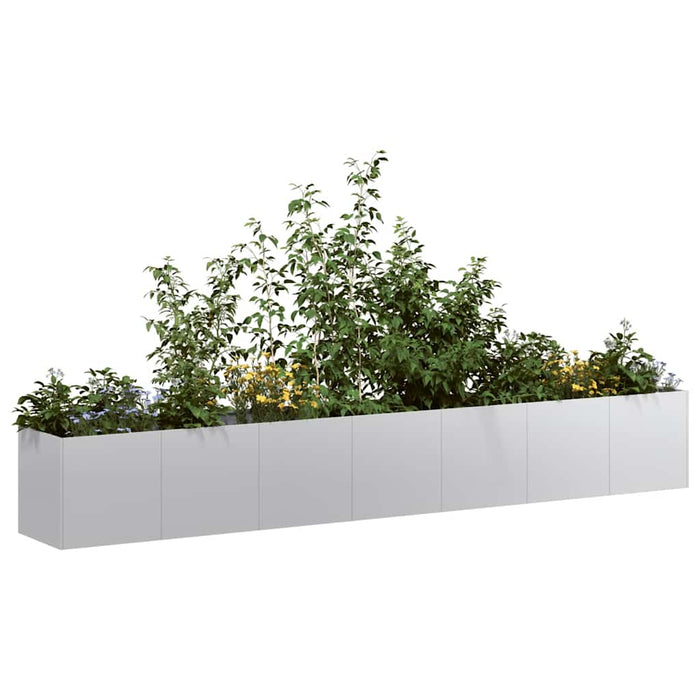 Planter 280X40X40 Cm Galvanised Steel Nlblka