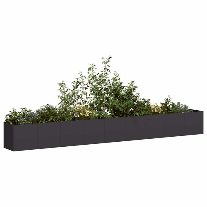 Planter Black 360X40X40 Cm Cold-Rolled Steel Nlblkl