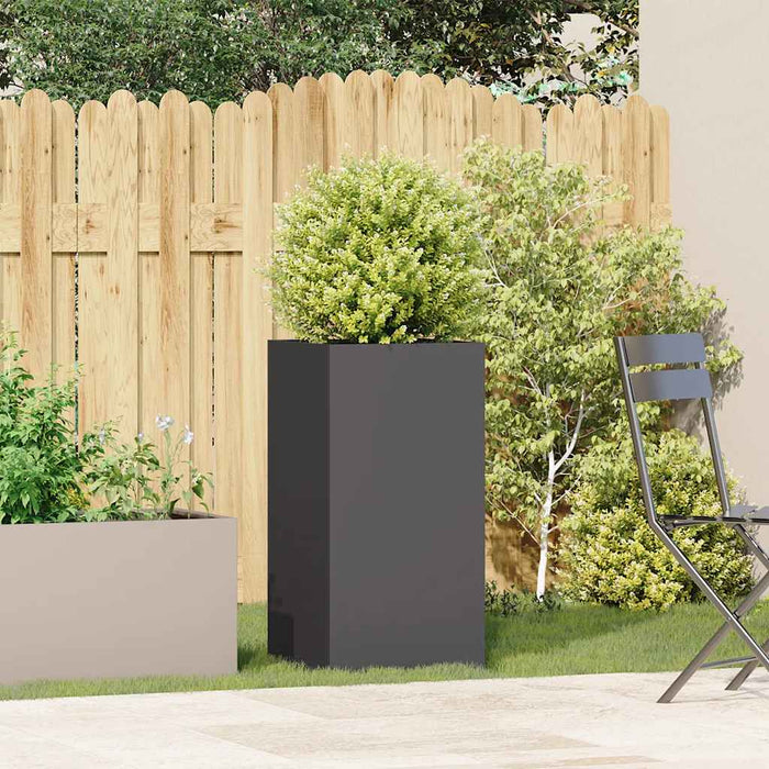 Planter Black 40X40X80 Cm Cold-Rolled Steel Nlbibt