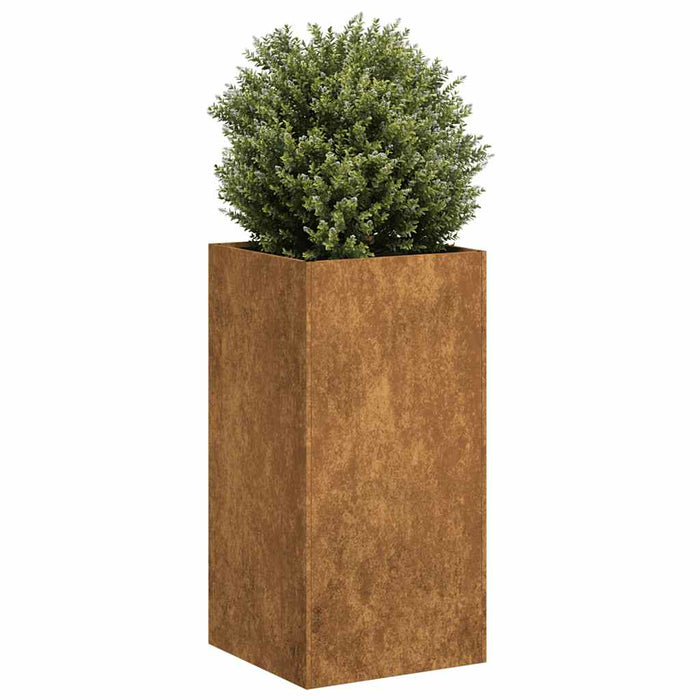 Planter Rusty 40X40X80 Cm Weathering Steel Nlbibk