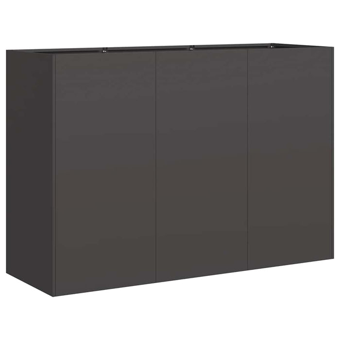 Planter Black 120X40X80 Cm Cold-Rolled Steel Nlbioi