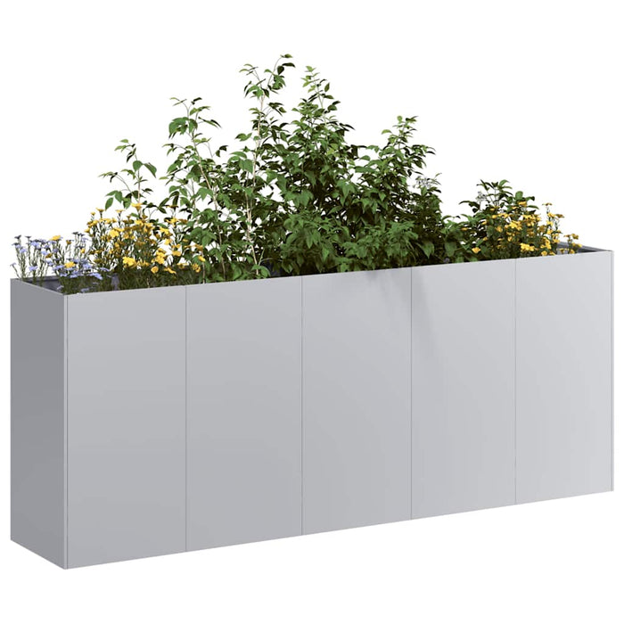 Planter 200X40X80 Cm Galvanised Steel Nlbixk