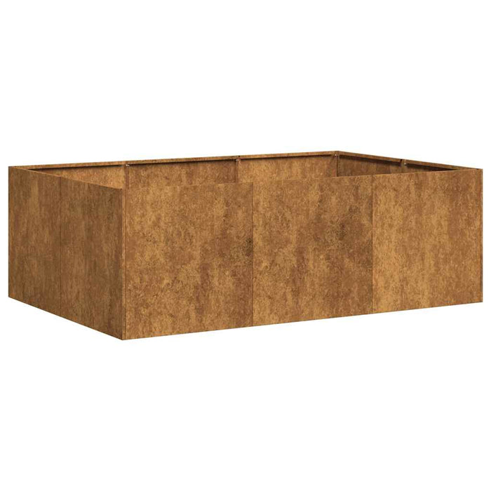 Planter Rusty 120X80X40 Cm Weathering Steel Nlbipo