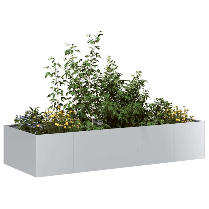 Planter 200X80X40 Cm Galvanised Steel Nlbipi