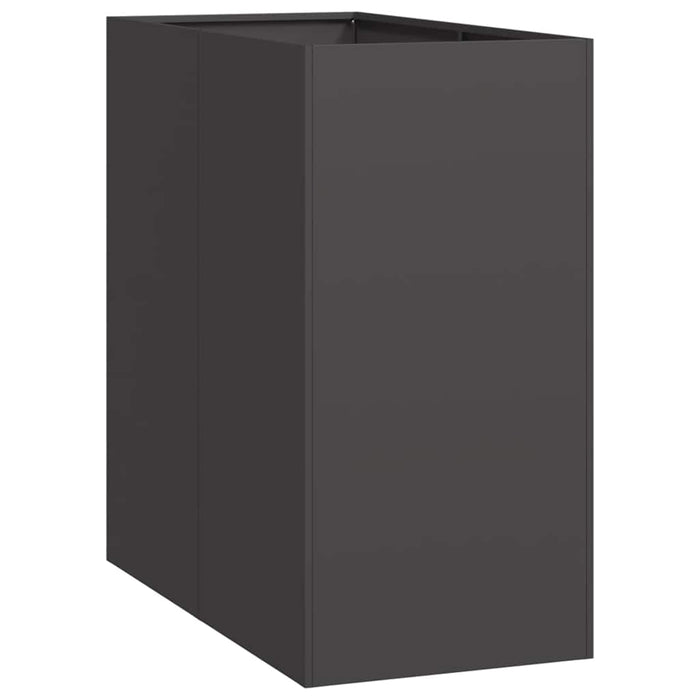 Planter Black 40X80X80 Cm Steel Nlbiit