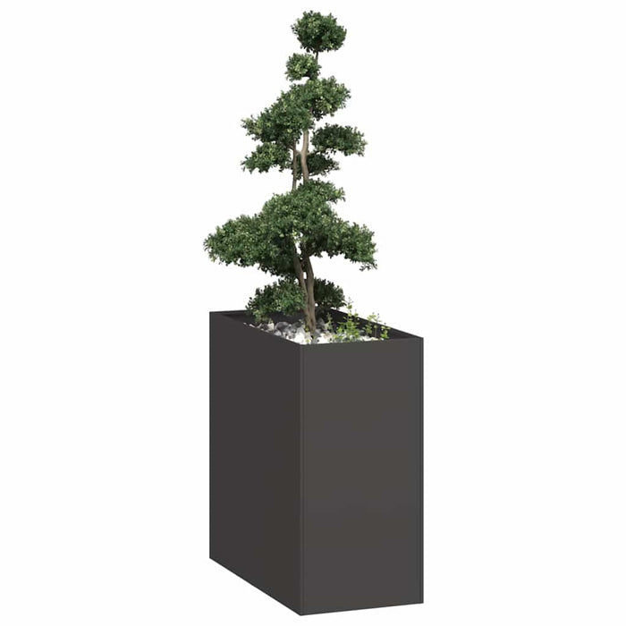 Planter Black 40X80X80 Cm Steel Nlbiit