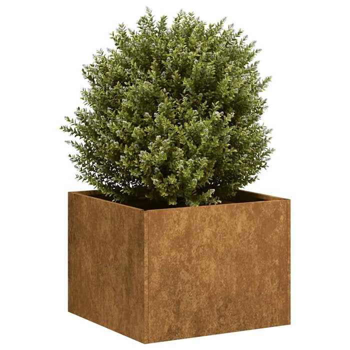 Planter Rusty 40X40X30 Cm Weathering Steel Nlbnbb