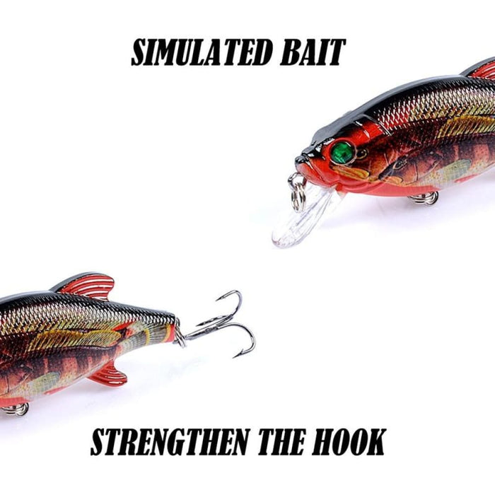 8cm/10.9g Painted Floating Bionic Lure With Rattle