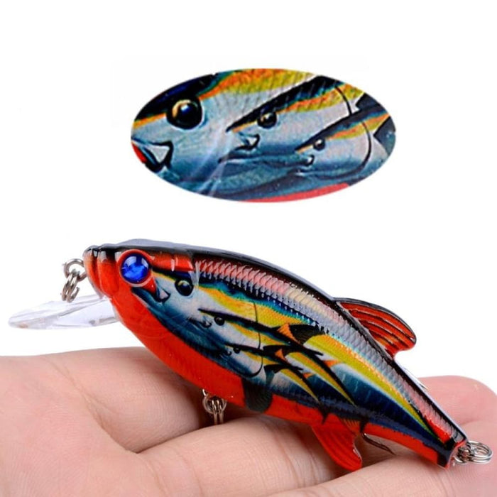 8cm/10.9g Painted Floating Bionic Lure With Rattle