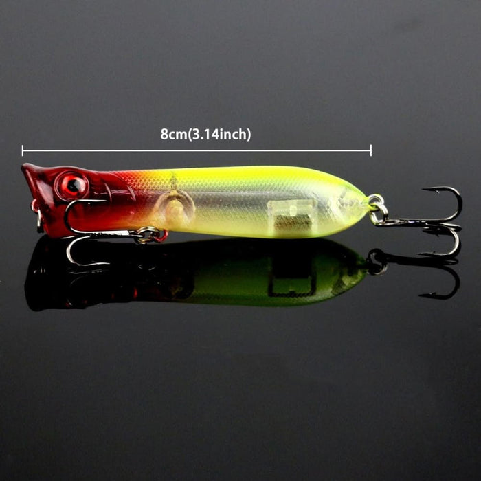 8cm Shrimp Popper Lure For Water Surface Fishing