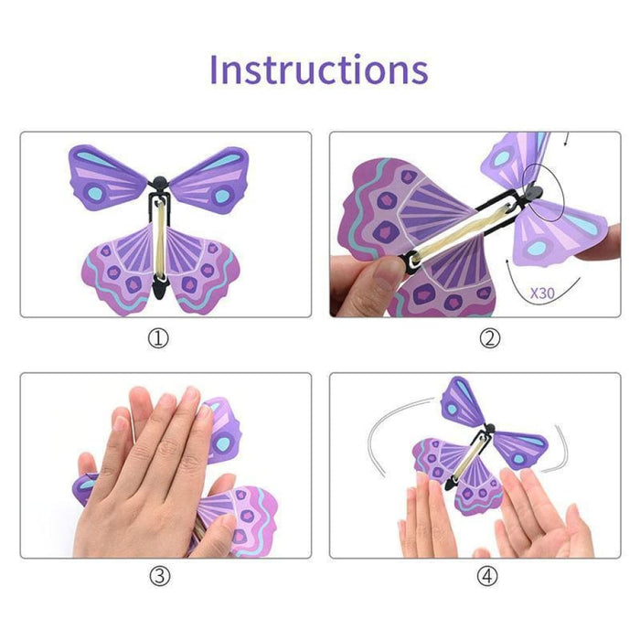 8pcs Magic Flying Butterflys