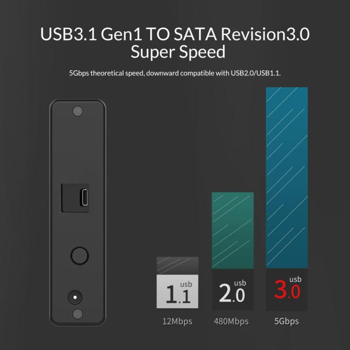 8tb Usb c 3.5 Hdd Enclosure Detachable Base