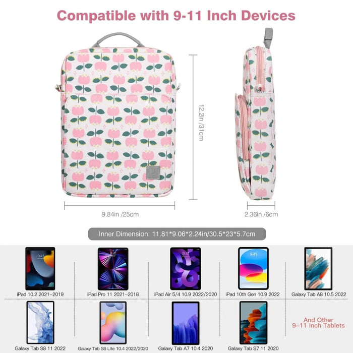 9 - 11 Inch Tablet Sleeve Carrying Case For Tab S8,ipad