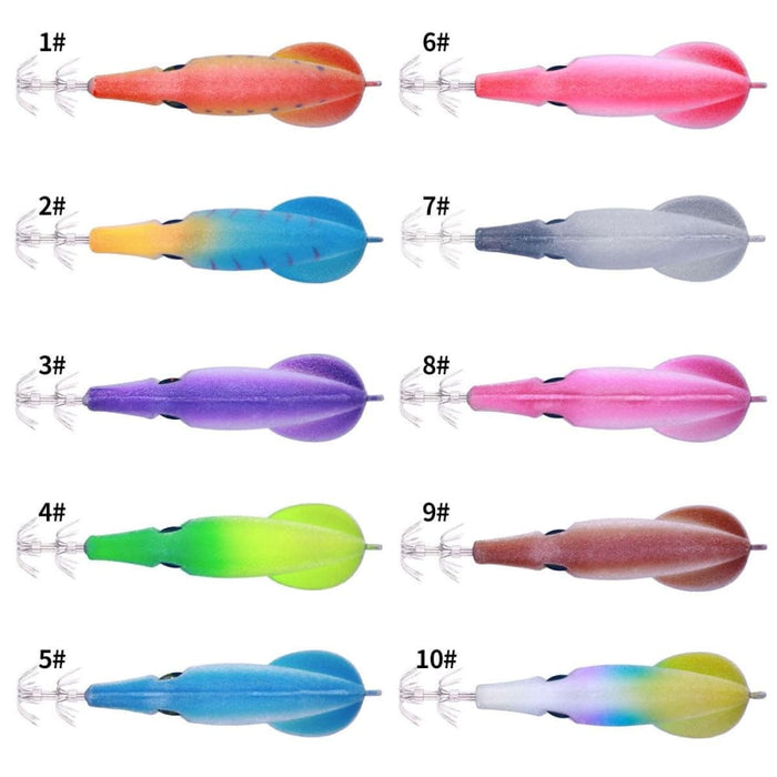 9.5cm 6g Squid Steel Shrimp Bionic Sea Fishing Lures