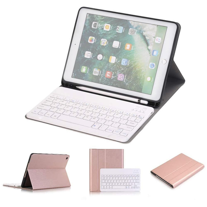 9.7 Tablet Case With Detachable Bluetooth Keyboard