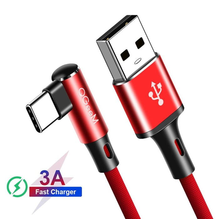 90 Degree Cell Phone Usb Type c Fast Charging Cable