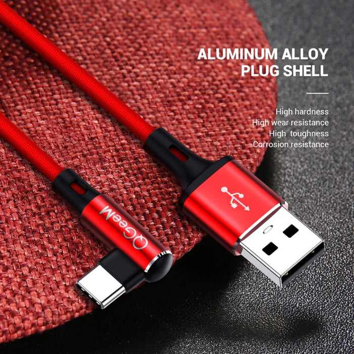 90 Degree Cell Phone Usb Type c Fast Charging Cable